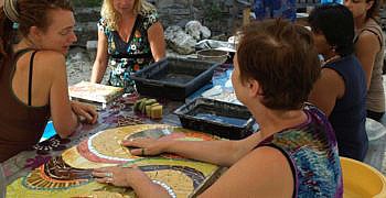 Kunst Glas in lood met groep Kunst Glas in lood met groep