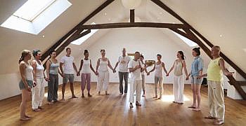 Yoga met klankschaal binnen Yoga met klankschaal binnen